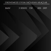 BMW 3 Serisi F30 için Port Bagaj Tavan Çıta Kapağı - 2