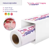 PlotterSarf Parlak Kuşe Fotoğraf Kağıdı 135 gr (DYE) 107cm x 50mt (1 Rulo) - 1
