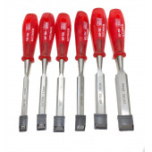 Vip-Tec İskarpela Düz Uçlu Ahşap Oyma Yontma Seti Takımı 6 Parça - 3