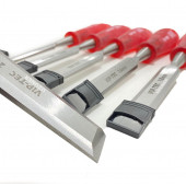 Vip-Tec İskarpela Düz Uçlu Ahşap Oyma Yontma Seti Takımı 6 Parça - 4