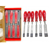 Vip-Tec İskarpela Düz Uçlu Ahşap Oyma Yontma Seti Takımı 6 Parça - 5