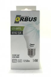 Orbus Led Lamba Ampul Beyaz Işıklı Aydınlatma 14 Watt - 1