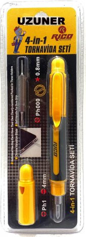 Rico 4 in 1 Telefoncu Kalem Tornavida Seti Takımı Rc0040 - 1