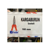 Fivestar Elektrikçi İzoleli Düz Uçlu Kargaburun 160 MM Kargaburnu - 4