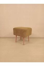 Ahşap Ayak Lüks Alda Parrot Puf - 1