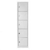 Jessan Ofis 5 Gözlü Öğretmen Öğrenci Dolabı Gri - 1