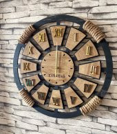 Lavintadesign Dekoratif Ahşap Duvar Saati - 1