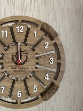 Lavintadesign Dekoratif Ahşap İsme Özel Duvar Saati - 2