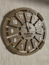Adapromosyon Dekoratif Ahşap Duvar Saati 50 cm - 2
