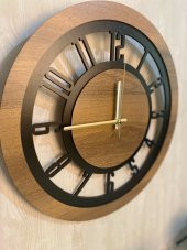 Adapromosyon Dekoratif Ahşap Duvar Saati 50 cm - 1
