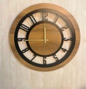 Adapromosyon Dekoratif Ahşap Duvar Saati 50 cm - 2