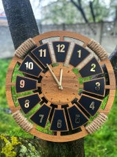 Adapromosyon Dekoratif Ahşap Duvar Saati - 3