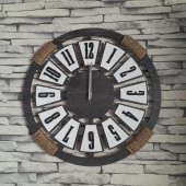 Adapromosyon Lavinta54 Dekoratif Ahşap Duvar Saati - 1