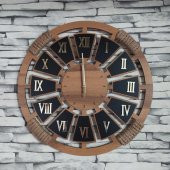 Adapromosyon Lavinta54 Dekoratif Ahşap Duvar Saati - 1