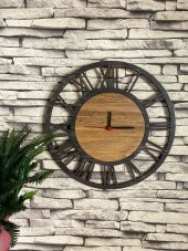Adapromosyon Lavinta54 Dekoratif Ahşap Duvar Saati 50 cm - 3