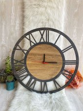 Adapromosyon Lavinta54 Dekoratif Ahşap Duvar Saati 50 cm - 4