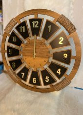 Adapromosyon Lavinta54 Dekoratif Ahşap Duvar Saati - 1