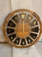 Adapromosyon Lavinta54 Dekoratif Ahşap Duvar Saati - 2