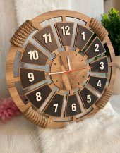 Adapromosyon Lavinta54 Dekoratif Ahşap Duvar Saati - 2