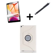 Samsung Galaxy Tab A7 10.4 T500 T505 T507 Kılıf Dönen Tablet Kilifi Ekran Koruyucu+Kalem - 5