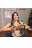 Ultra Dayanıklı 38cm Kırılmaz Pilates Çemberi Süngerli Egzersiz Yoga Çemberi Pilates Halkası - 5