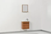LATTİNA Banyo Dolabı Pedro Ceviz MDF Mini 50 cm - 1