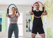 Ultra Dayanıklı 38cm Kırılmaz Pilates Çemberi Süngerli Egzersiz Yoga Çemberi Pilates Halkası - 3