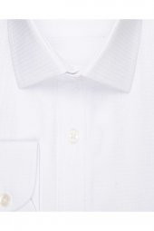 Bol Kesim Armürlü Beyaz Gömlek thumbnail 2