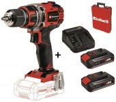 Einhell TE-CD 18/50 Li-i BL Darbeli Matkap + 2*2.5 Ah Starter Kit + Çanta - 1