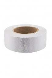 Fosforlu Bant 10 cm x  25 M Beyaz Petekli - 1