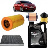 Fiat Bravo 3Plus Bakım Seti 1.6 Multijet + elf  sporti  5w30 5lt dpf li 2023 üretim2008-2014 - 1