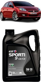 Fiat Bravo 3Plus Bakım Seti 1.6 Multijet + elf  sporti  5w30 5lt dpf li 2023 üretim2008-2014 - 5