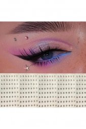 Kendinden Yapışkanlı Sticker Mücevher 112 Adet Işıltılı Tırnak Yüz Ve Vücut Taş Mücevher Çıkartma - 1