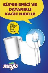 Maylo 3 Katlı Süper Kağıt Havlu 12 Rulo - 3