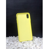 ProKılıf iPhone Xs Max Simli Parlak Silikon Kılıf Sarı - 3