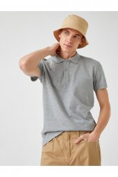 Basic Polo Yaka Tişört - 1