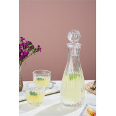 Glamis Cam Linea Model İris Karaf 2 Bardaklı Set - 1