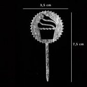 PLEKSİ KÜRDAN CUPCAKE GÜMÜŞ - 1