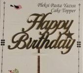 PLEKSİ KÜRDAN HAPPY BIRDHDAY ALTIN - 1