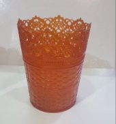 RENKLİ KOVA PLASTİK KAHVE - 1