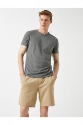 Erkek Gri T-Shirt 2KAM12136LK thumbnail 3