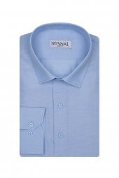 Slim Fit Erkek Gömlek thumbnail 2