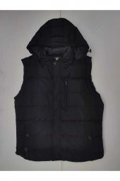 BLUESMODA STAFF İÇİ POLARLI KAPÜŞONLU YELEK - 3