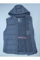 BLUESMODA STAFF İÇİ POLARLI KAPÜŞONLU YELEK - 8