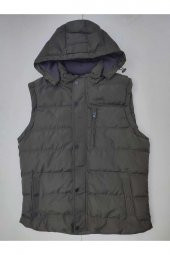 BLUESMODA STAFF İÇİ POLARLI KAPÜŞONLU YELEK - 11