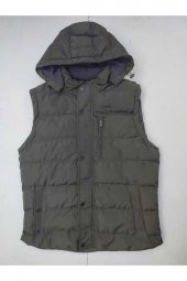 BLUESMODA STAFF İÇİ POLARLI KAPÜŞONLU YELEK - 12