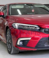 Leonacs Fams Otomotiv Honda Civic Krom Sis Farı Çerçevesi 2 parça 2021 ve üzeri Paslanmaz Çelik - 2