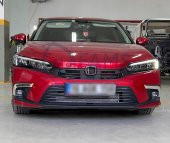 Leonacs Fams Otomotiv Honda Civic Krom Sis Farı Çerçevesi 2 parça 2021 ve üzeri Paslanmaz Çelik - 3