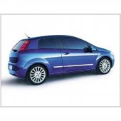 Leonacs Fams Otomotiv Fiat Grande Punto Coupe Van Krom Yan Kapı Koruma Çıtası 4 parça 2006 ve üzeri Paslanmaz Çelik - 1