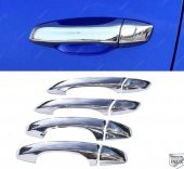 Leonacs Fams Otomotiv VW T-Roc Krom Kapı Kolu 4 Kapı 2017 ve Sonrası Paslanmaz Çelik thumbnail 1